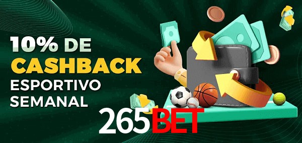 10% de bônus de cashback na 265bet